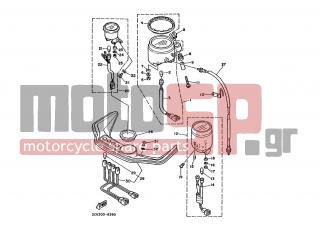 YAMAHA - TDR250 (EUR) 1990 - Electrical - METER - 2YK-83550-00-00 - Speedometer Cable Assy