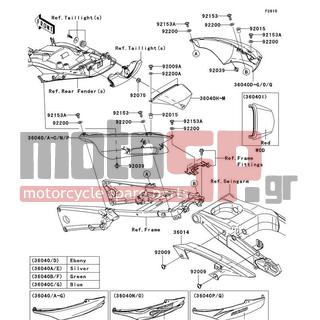 KAWASAKI - NINJA® ZX™-14 2009 - Body Parts - Side Covers/Chain Cover - 92009-1909 - SCREW,5X16