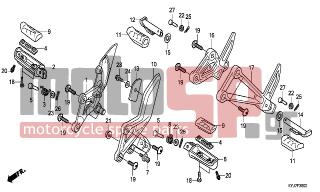 HONDA - CBR250R (ED) ABS   2011 - Frame - STEP - 94201-20150- - PIN, SPLIT, 2.0X15