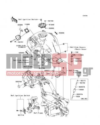 KAWASAKI - VERSYS® (EUROPEAN) 2009 -  - Fuel Tank(A9F)