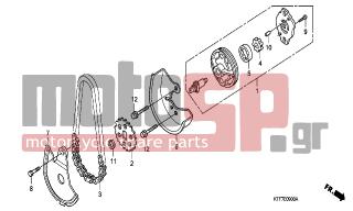 HONDA - SH150 (ED) 2008 - Κινητήρας/Κιβώτιο Ταχυτήτων - OIL PUMP - 93500-030121A - SCREW, PAN, 3X12
