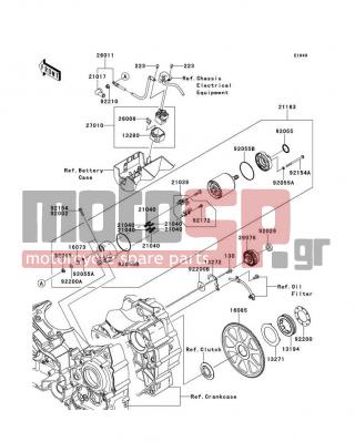 KAWASAKI - VULCAN 1700 VOYAGER ABS 2009 -  - Starter Motor - 21163-0055 - STARTER-ELECTRIC