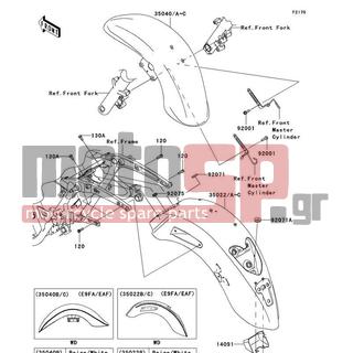 KAWASAKI - VULCAN® 1700 CLASSIC 2009 - Body Parts - Fenders - 92071-1265 - GROMMET