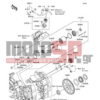 KAWASAKI - VULCAN® 1700 CLASSIC 2009 -  - Starter Motor - 16073-0053 - INSULATOR