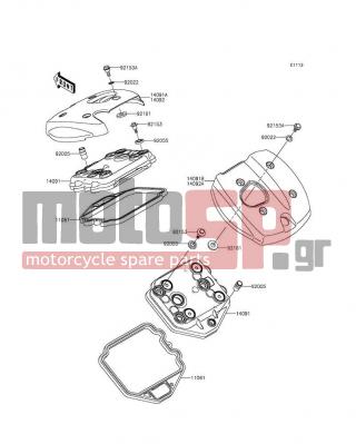 KAWASAKI - VULCAN® 900 CLASSIC 2016 - Engine/Transmission - Cylinder Head Cover - 11061-0261 - GASKET,HEAD COVER