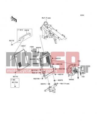 KAWASAKI - VULCAN® 1700 NOMAD™ 2009 - Engine/Transmission - Radiator - 59502-0040 - FAN-ASSY