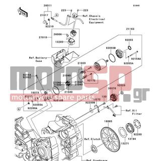 KAWASAKI - VULCAN® 1700 VOYAGER® 2009 -  - Starter Motor - 92154-0265 - BOLT