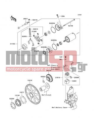 KAWASAKI - VULCAN® 2000 2009 -  - Starter Motor - 92015-1476 - NUT,STARTER MOTOR