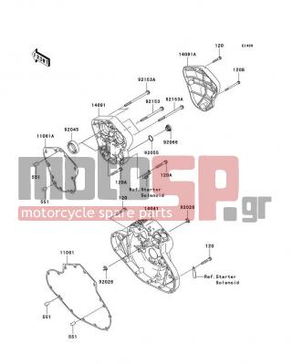 KAWASAKI - VULCAN® 2000 CLASSIC 2009 - Engine/Transmission - Cam Cover(s) - 92026-0010 - SPACER