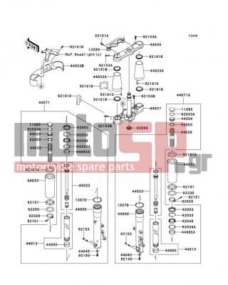 KAWASAKI - VULCAN® 2000 CLASSIC 2009 -  - Front Fork - 44045-051 - GASKET,FORK CYLINDER BOLT