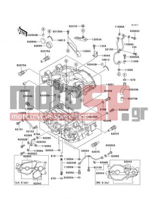 KAWASAKI - VULCAN® 500 LTD 2009 - Engine/Transmission - Crankcase - 92002-1471 - BOLT,BANJO,6X28