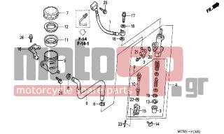 HONDA - VFR800 (ED) 2006 - Brakes - RR. BRAKE MASTER CYLINDER - 94201-20120- - PIN, SPLIT, 2.0X12