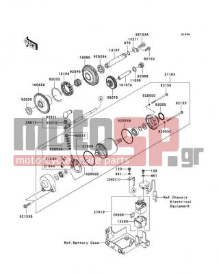 KAWASAKI - NINJA® ZX™-14 2008 -  - Starter Motor - 92015-1476 - NUT,STARTER MOTOR
