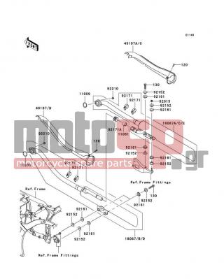 KAWASAKI - VULCAN 900 CUSTOM (EUROPEAN) 2008 -  - Muffler(s)