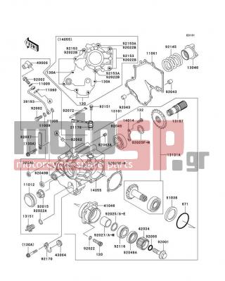 KAWASAKI - VULCAN® 1500 CLASSIC 2008 - Κινητήρας/Κιβώτιο Ταχυτήτων - Front Bevel Gear - 92027-1164 - COLLAR,25.2X29.8X24