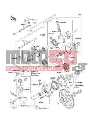 KAWASAKI - VULCAN® 1500 CLASSIC 2008 -  - Starter Motor - 92015-1476 - NUT,STARTER MOTOR