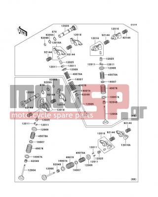 KAWASAKI - VULCAN® 1500 CLASSIC 2008 - Engine/Transmission - Valve(s) - 12016-1113 - ARM-ROCKER