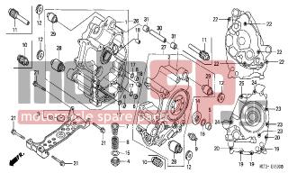 HONDA - FJS600A (ED) ABS Silver Wing 2003 - Engine/Transmission - CRANKCASE - 35500-MJ4-024 - SWITCH ASSY., OIL PRESSURE (DENSO)