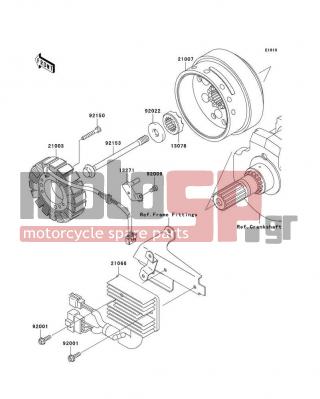 KAWASAKI - VULCAN® 1600 MEAN STREAK® 2008 -  - Generator