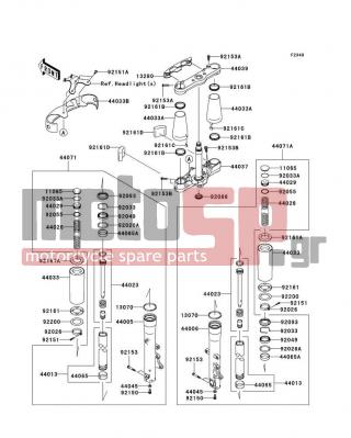 KAWASAKI - VULCAN® 2000 CLASSIC LT 2008 -  - Front Fork - 44045-051 - GASKET,FORK CYLINDER BOLT