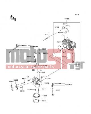 KAWASAKI - VULCAN® 2000 CLASSIC LT 2008 - Engine/Transmission - Throttle - 92055-0056 - RING-O