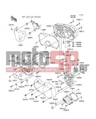 KAWASAKI - VULCAN® 900 CLASSIC LT 2008 - Engine/Transmission - Engine Cover(s) - 11060-1926 - GASKET,CLUTCH COVER