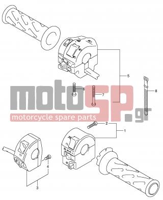 SUZUKI - DL1000 (E2) V-Strom 2002 - Electrical - HANDLE SWITCH (MODEL K2)