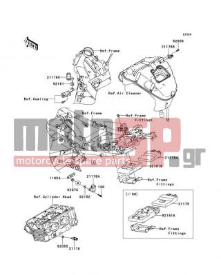 KAWASAKI - CANADA ONLY 2007 - Engine/Transmission - Fuel Injection - 92055-0016 - RING-O,9.5X1.9