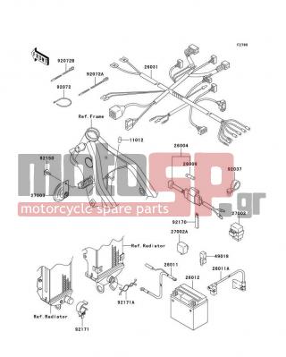 KAWASAKI - KLX250S 2007 -  - Chassis Electrical Equipment - 49018-1052 - DIODE