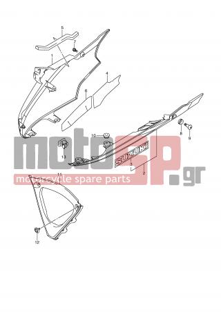 SUZUKI - GSX-R600 (E2) 2008 - Body Parts - UNDER COWLING (MODEL K8) - 09139-05064-000 - SCREW, RH