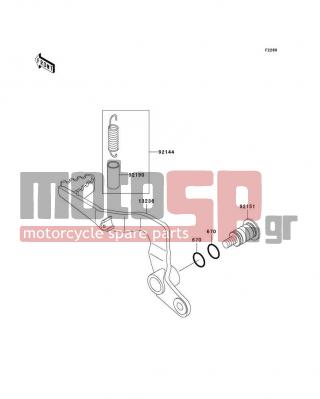 KAWASAKI - KX65 2007 -  - Brake Pedal