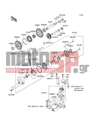 KAWASAKI - NINJA® ZX™-14 2007 -  - Starter Motor - 92015-1476 - NUT,STARTER MOTOR