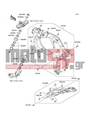 KAWASAKI - NINJA® ZX™-6R (EUROPEAN) 2007 -  - Frame