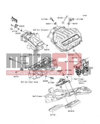 KAWASAKI - NINJA® ZX™-6R (EUROPEAN) 2007 - Engine/Transmission - Fuel Injection