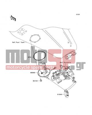 KAWASAKI - VULCAN 1600 CLASSIC 2007 -  - Fuel Pump - 51044-0008 - TUBE-ASSY