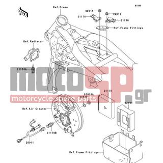 KAWASAKI - VULCAN 1600 MEAN STREAK 2007 - Engine/Transmission - Fuel Injection - 92015-1386 - NUT,6MM