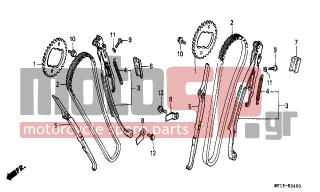 HONDA - XRV750 (IT) Africa Twin 1992 - Engine/Transmission - CAM CHAIN/TENSIONER - 14532-MN8-000 - RUBBER, RR. CUSHION
