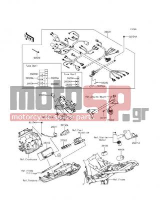 KAWASAKI - Z800 ABS 2016 -  - Chassis Electrical Equipment - 27003-0100 - HORN