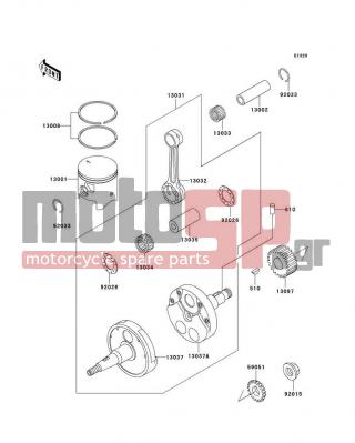 KAWASAKI - KDX200 2006 - Engine/Transmission - Crankshaft/Piston(s)