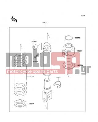 KAWASAKI - KLR650 2006 -  - Shock Absorber(s) - 92033-1233 - RING-SNAP