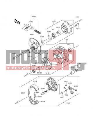 KAWASAKI - KLX®110 2015 -  - Rear Hub