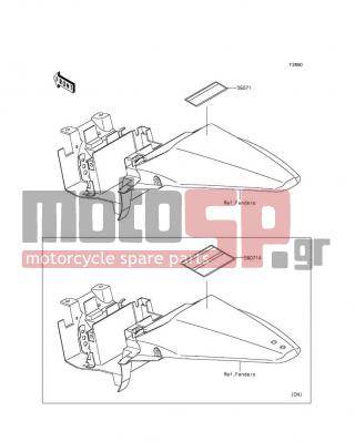 KAWASAKI - KLX®110L 2015 - Body Parts - Labels - 56071-0020 - LABEL-WARNING,OFF LOAD ONLY