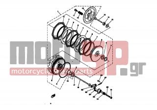 YAMAHA - TY50 (EUR) 1978 - Engine/Transmission - CLUTCH - 90119-05001-00 - Bolt,hexagon With Washer
