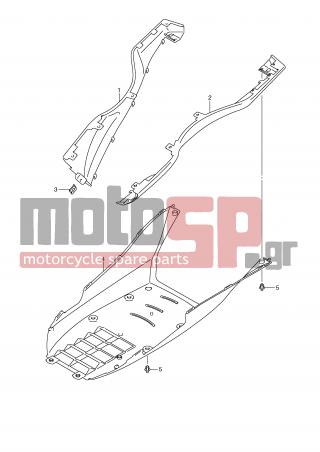 SUZUKI - UH200 (P19) Burgman 2007 - Body Parts - SIDE LEG SHIELD (MODEL K9) - 09409-08308-000 - CLIP
