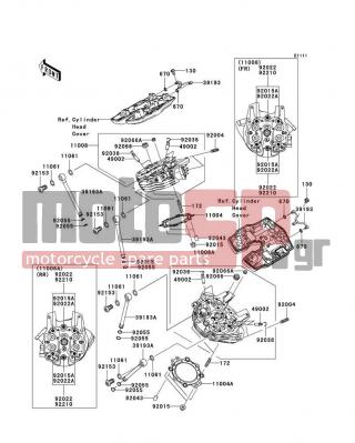 KAWASAKI - VULCAN 2000 CLASSIC LT 2006 - Engine/Transmission - Cylinder Head