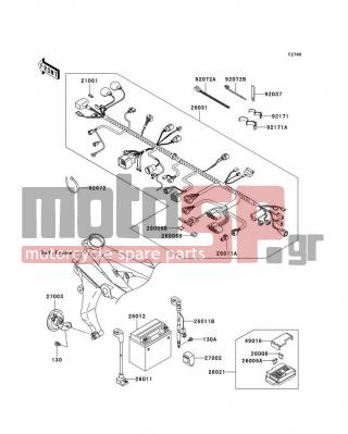 KAWASAKI - Z1000 2006 -  - Chassis Electrical Equipment - 26006-1068 - FUSE,10A-R
