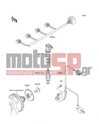 KAWASAKI - Z1000 (EUROPEAN) 2006 -  - Ignition System - 26030-1750 - HARNESS,IGNITION COIL