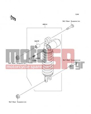 KAWASAKI - Z1000 (EUROPEAN) 2006 -  - Shock Absorber(s) - 92055-0002 - RING-O