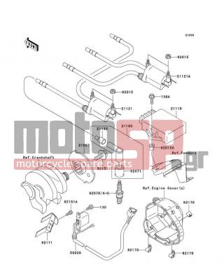 KAWASAKI - CANADA ONLY 2005 -  - Ignition System - 92171-1150 - CLAMP