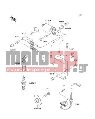 KAWASAKI - CANADA ONLY 2005 -  - Ignition System - 130J0620 - BOLT-FLANGED